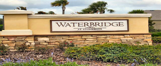 waterbridge at stonebrier Lutz Florida